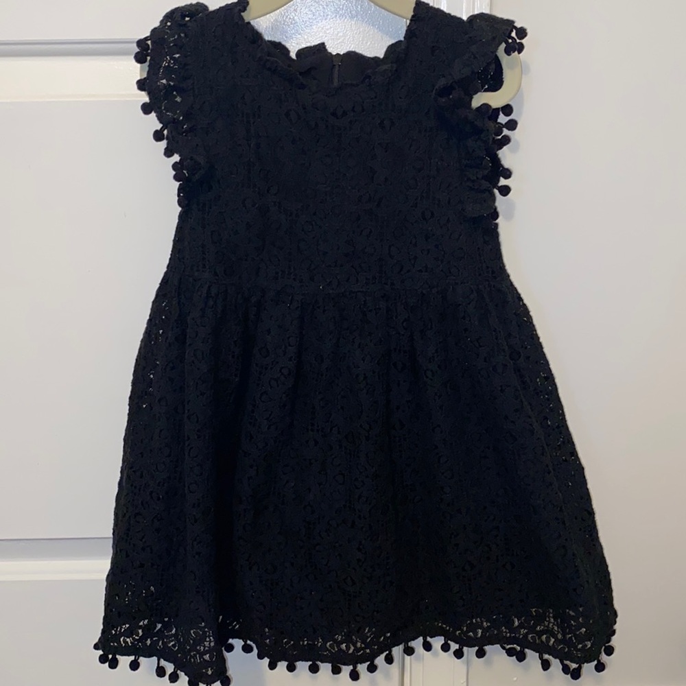 Black lace summer dress